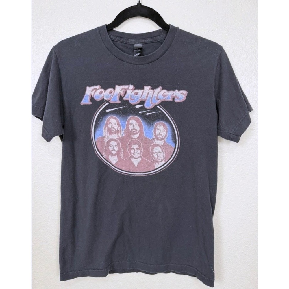 Foo Fighters Concrete Gold Tour 2018 T Shirt Womens Small Black Tee